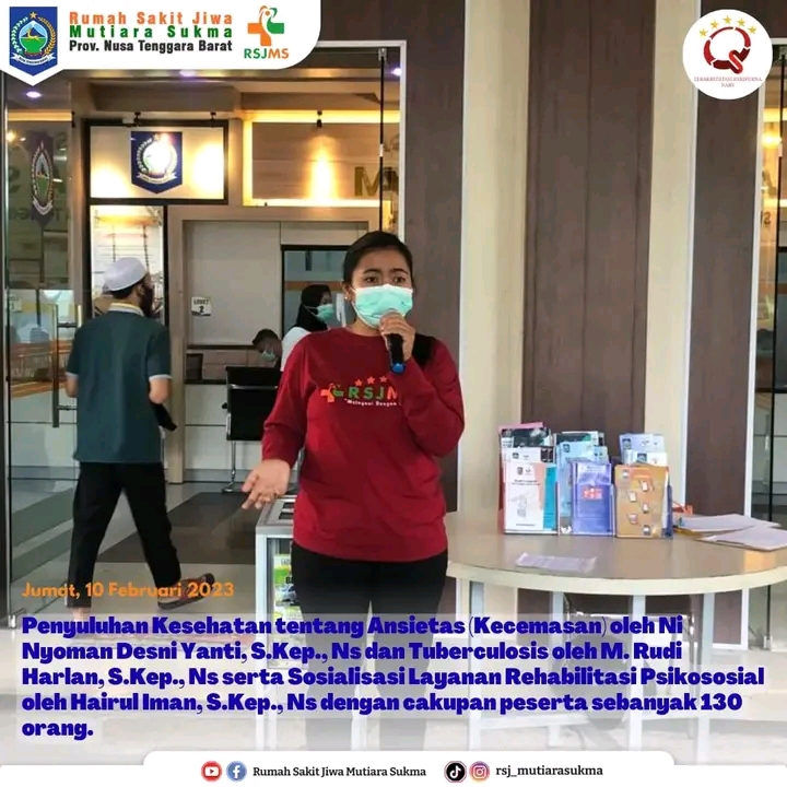 PENYULUHAN KESEHATAN TENTANG ANSIETAS ( KECEMASAN ) DAN TUBERCULOSIS